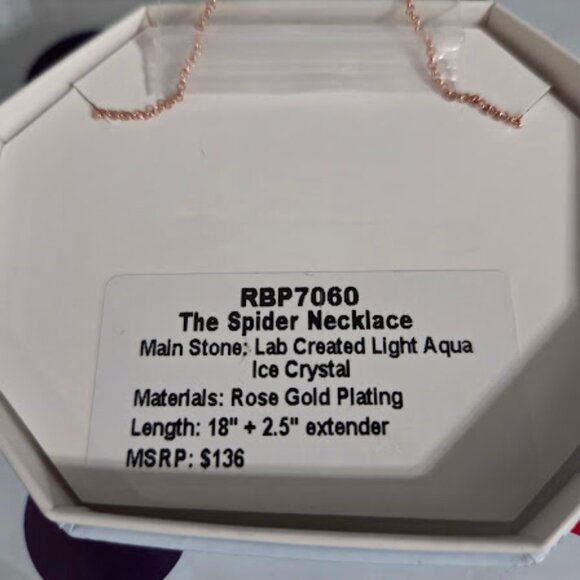 RBP7060 THE SPIDER NECKLACE - Picture 2 of 2